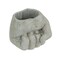 7 Inch Diameter Fist Bump Hand Concrete Plant Pot Planter / Candle Holder